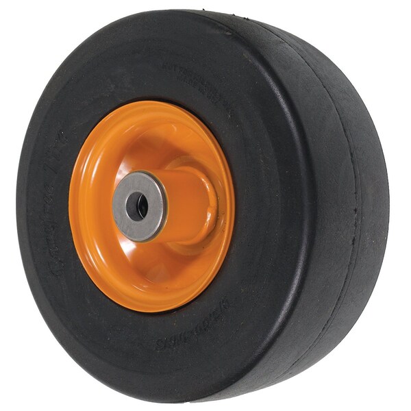 A & I Products CASTER-SMOOTH, 9X3.5X4, SOLID, ORANGE 9" x9" x4" A-B1CO8580 - main